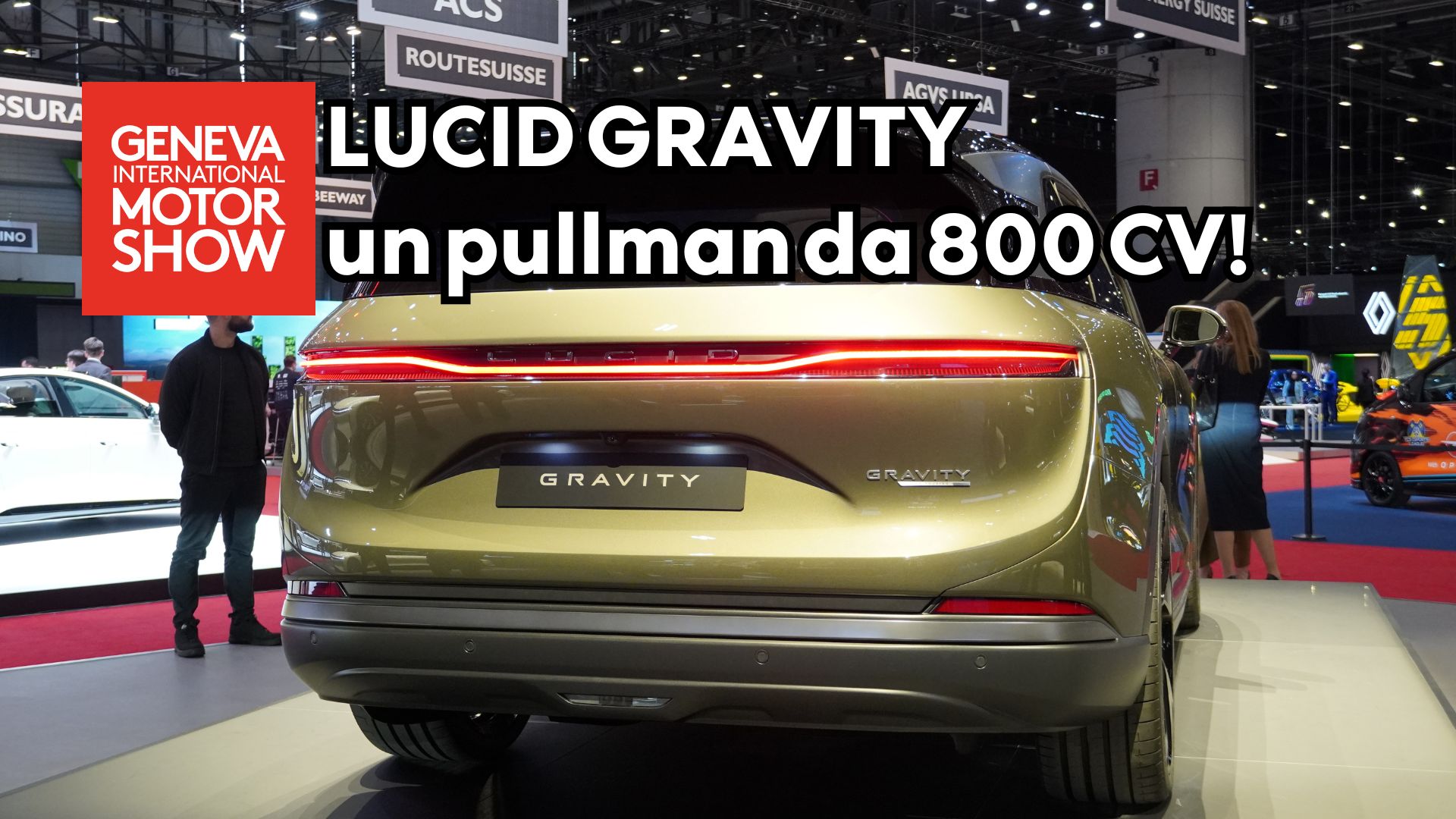 Il SUV Lucid Gravity sbarca in Europa un pullman 7 posti