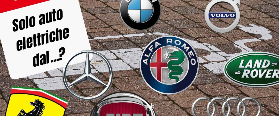 solo auto elettriche dal 2035